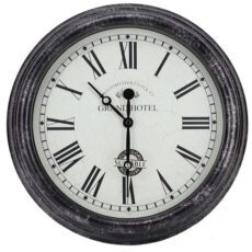 5050642016919 1 Biarritz Black Grey 12 Garden Wall Clock.jpg
